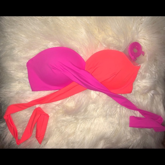Victoria Secret Pink Body Wrap Bandeau Top - Picture 3 of 4